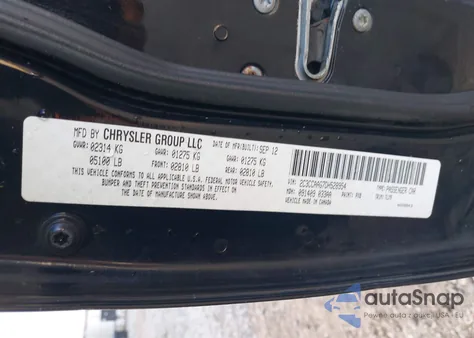 2013 Chrysler 300 Motown from USA, damaged, VIN 2C3CCAAG7DH528954